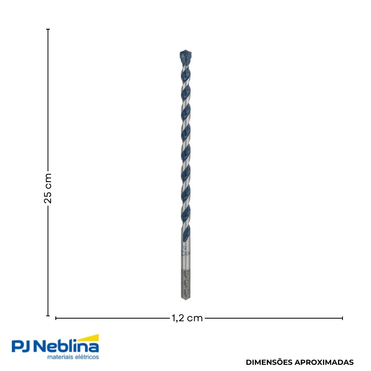 Broca Para Cyl-5 12,0 mm 250 mm - Bosch