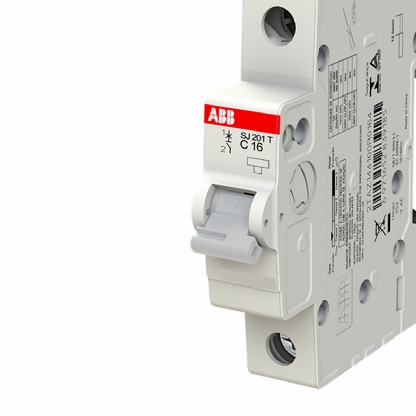 Disjuntor Mini Din Unipolar 16A Curva C 3Ka 440V SJ201T-C16 - ABB