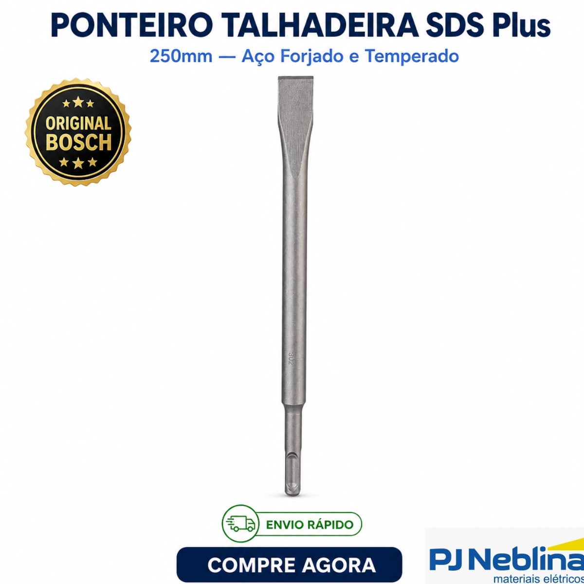 Ponteiro Talhadeira Encaixe Sds Plus 250Mm - Bosch