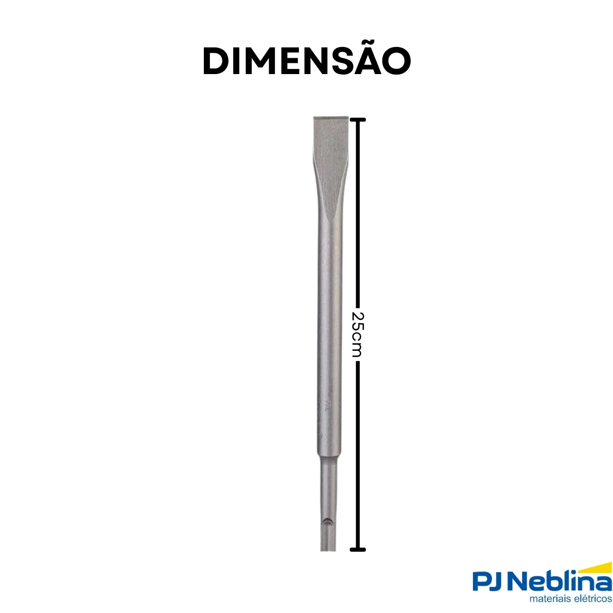 Ponteiro Talhadeira Encaixe Sds Plus 250Mm - Bosch