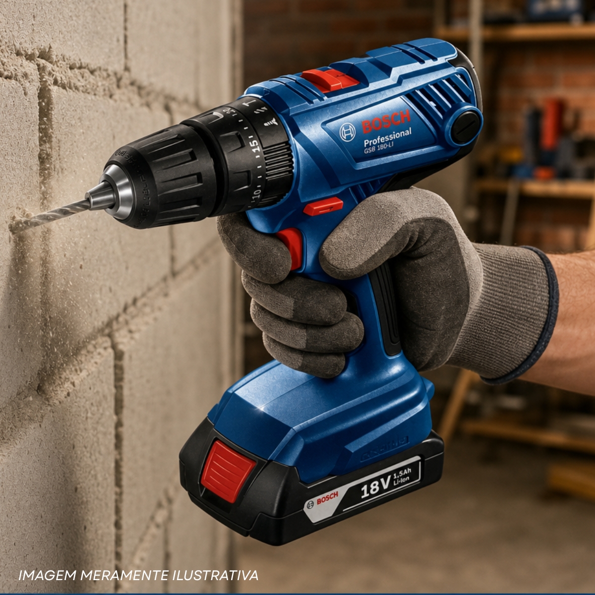 Parafusadeira Com Impacto 127A 54Nm 220V - Bosch