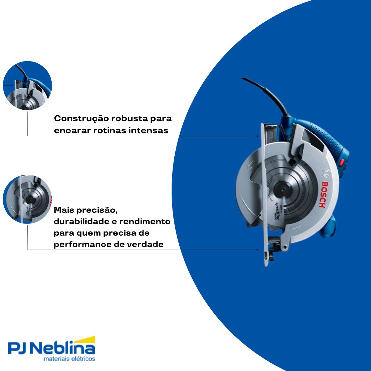 Serra Circular Manual 2000W 220V 5300 Rpm - Bosch