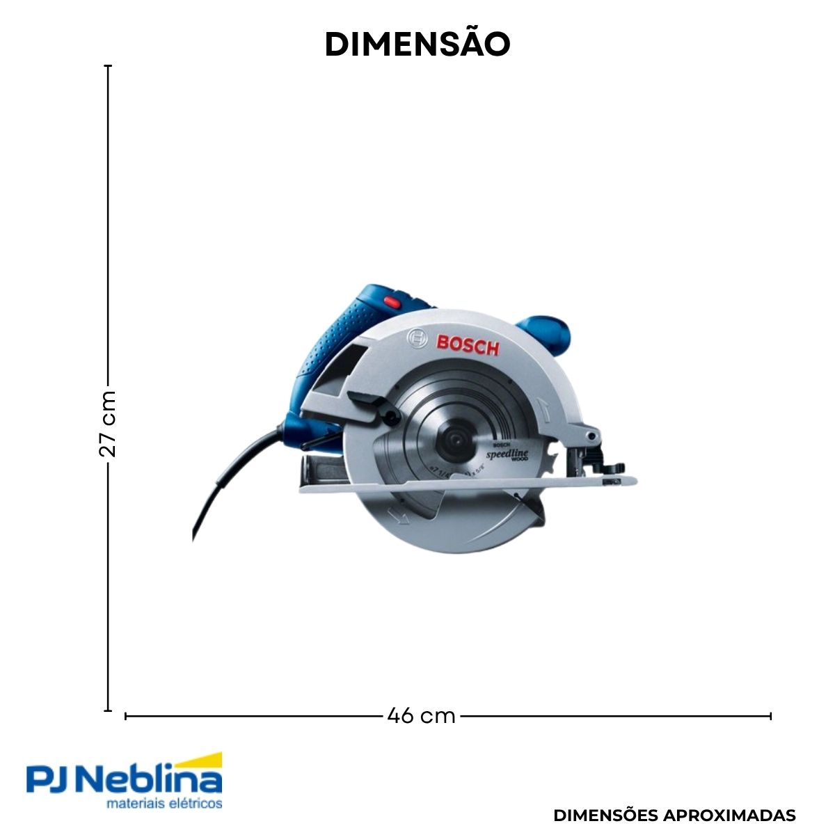 Serra Circular Manual 2000W 220V 5300 Rpm - Bosch