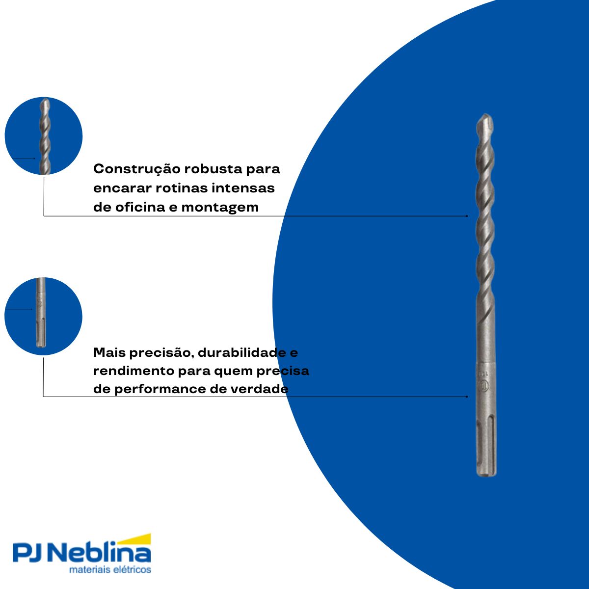 Broca Concreto Sds Plus 4C 6,5X160 mm - Bosch