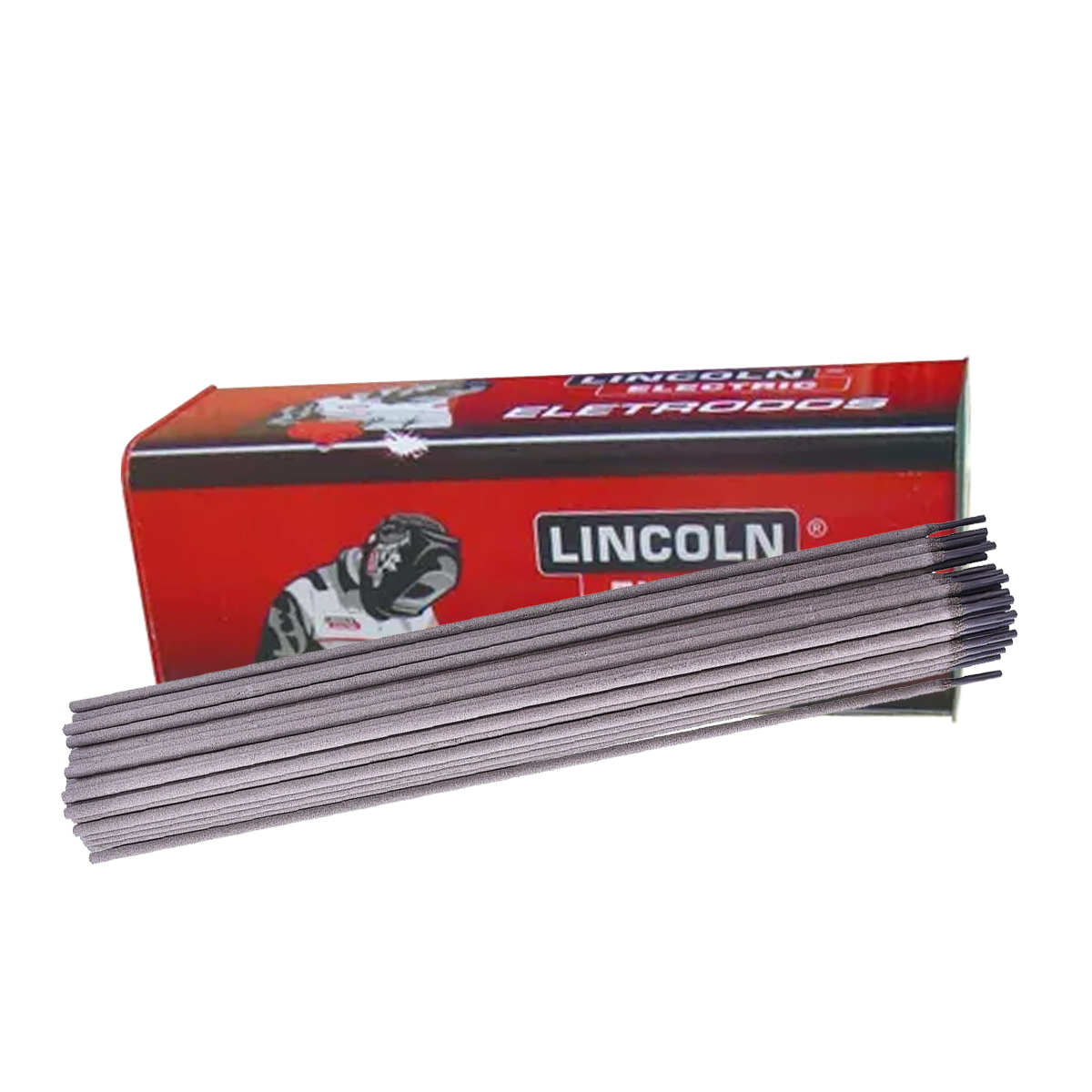 Eletrodo Solda Revestido 4,00Mm 450Mm Aço Carbono E7018 Lata Com 25Kg - Lincoln