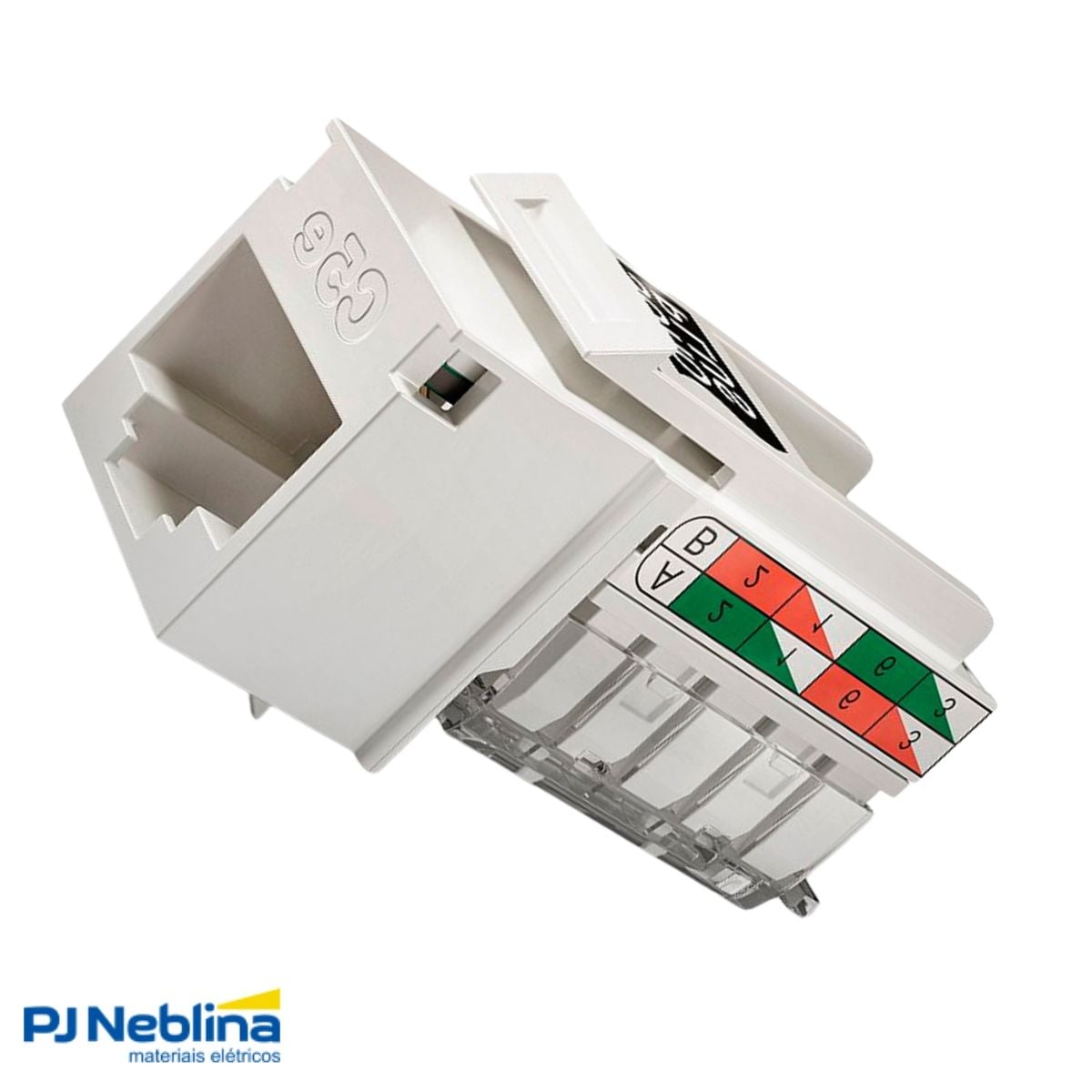 Conector Modular Keystone Rj45 Femea Cat5E Bc - Furukawa
