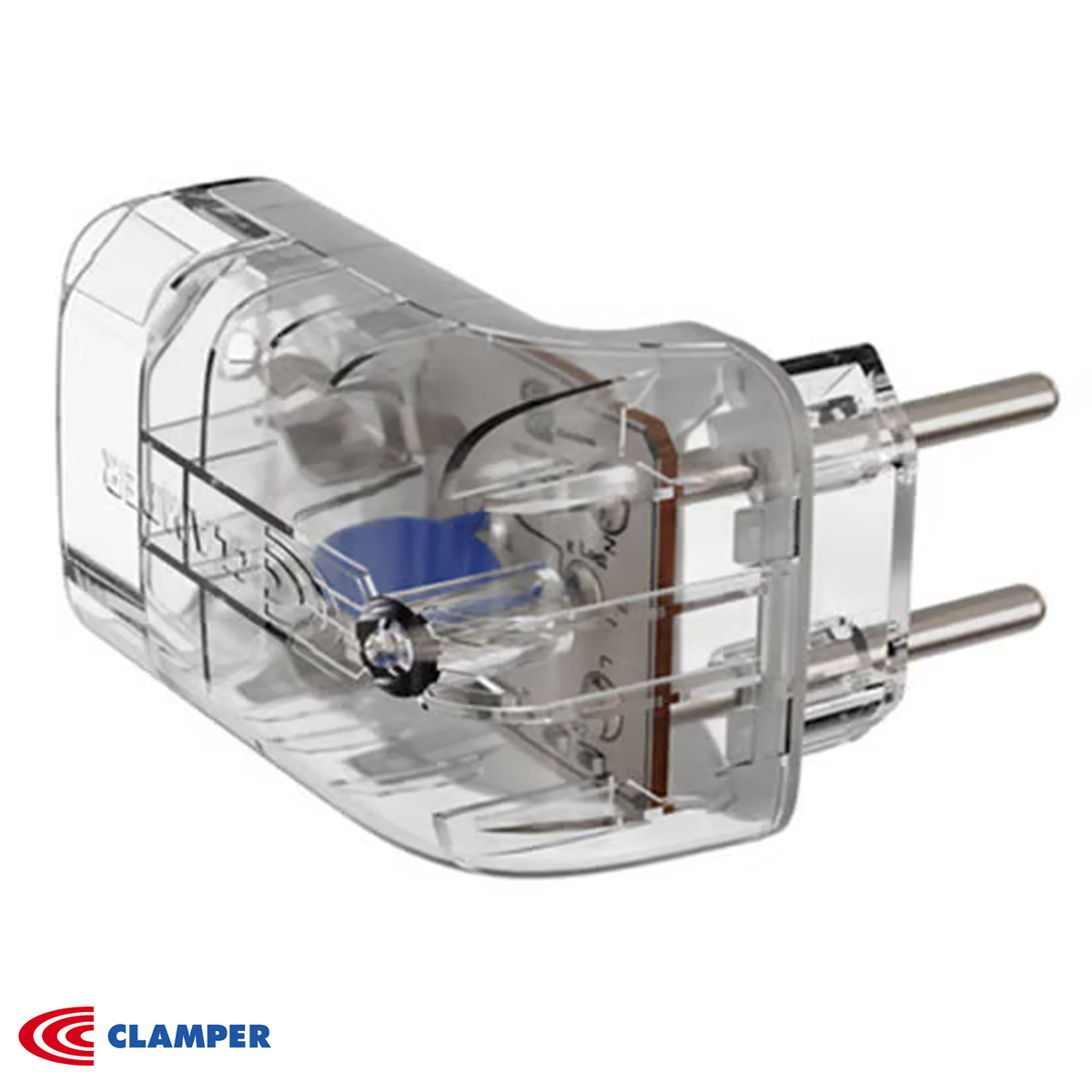 Protetor de Surtos/Raios DPS 2 Pinos 10A Transparente - Clamper