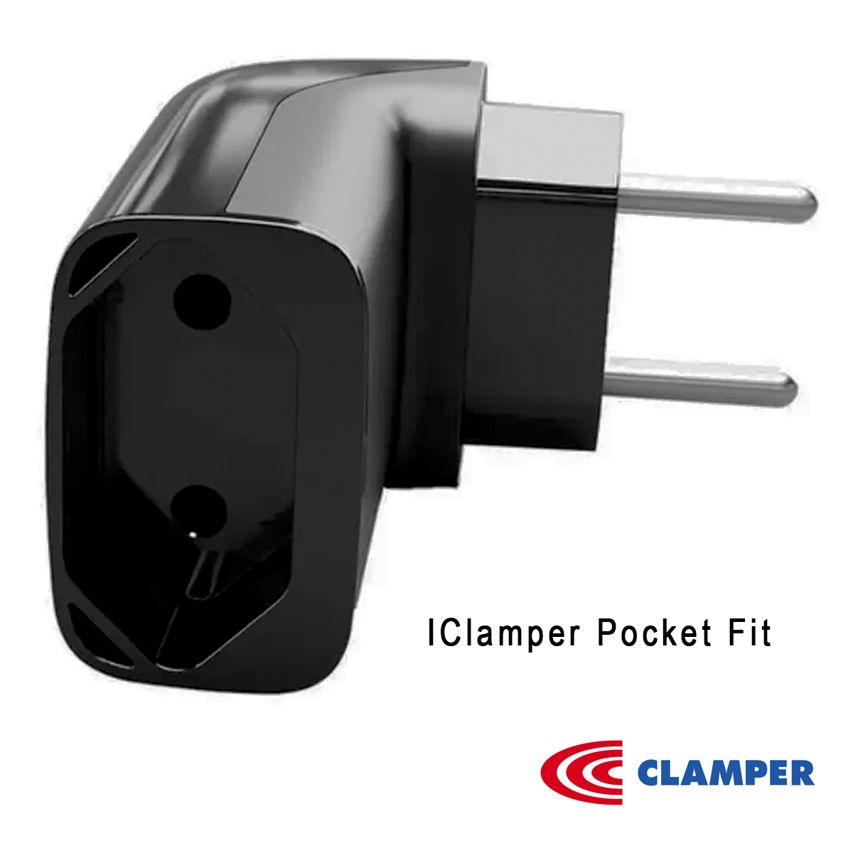 Protetor de Surtos/Raios DPS 2 Pinos 20A Preto - Clamper