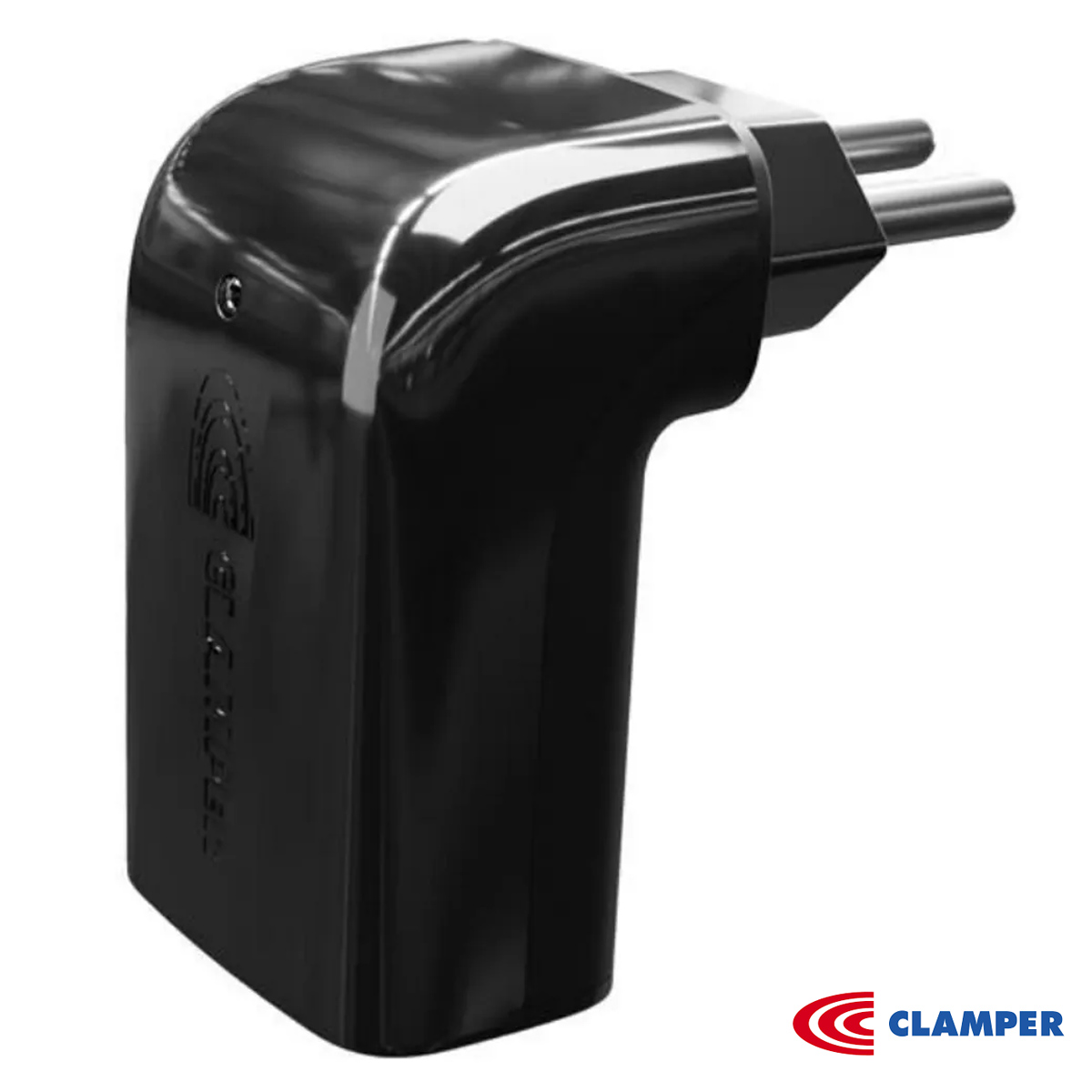 Protetor de Surtos/Raios DPS 3 Pinos 20A Preto - Clamper