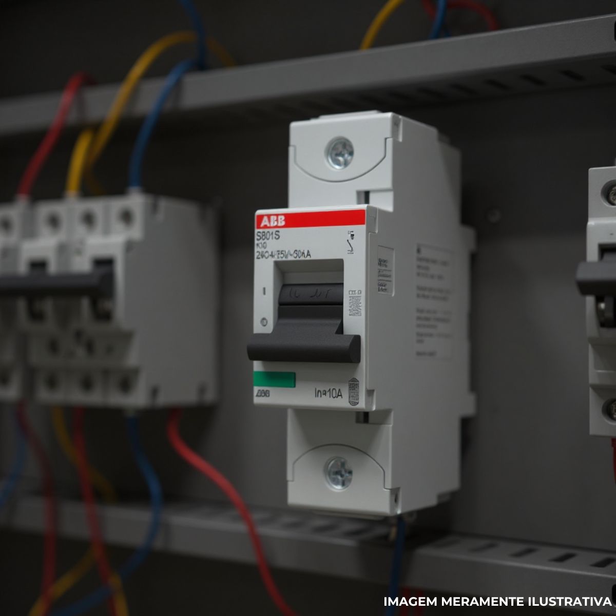 Disjuntor Mini Din Unipolar 25A Curva C 6Ka 230V - Abb