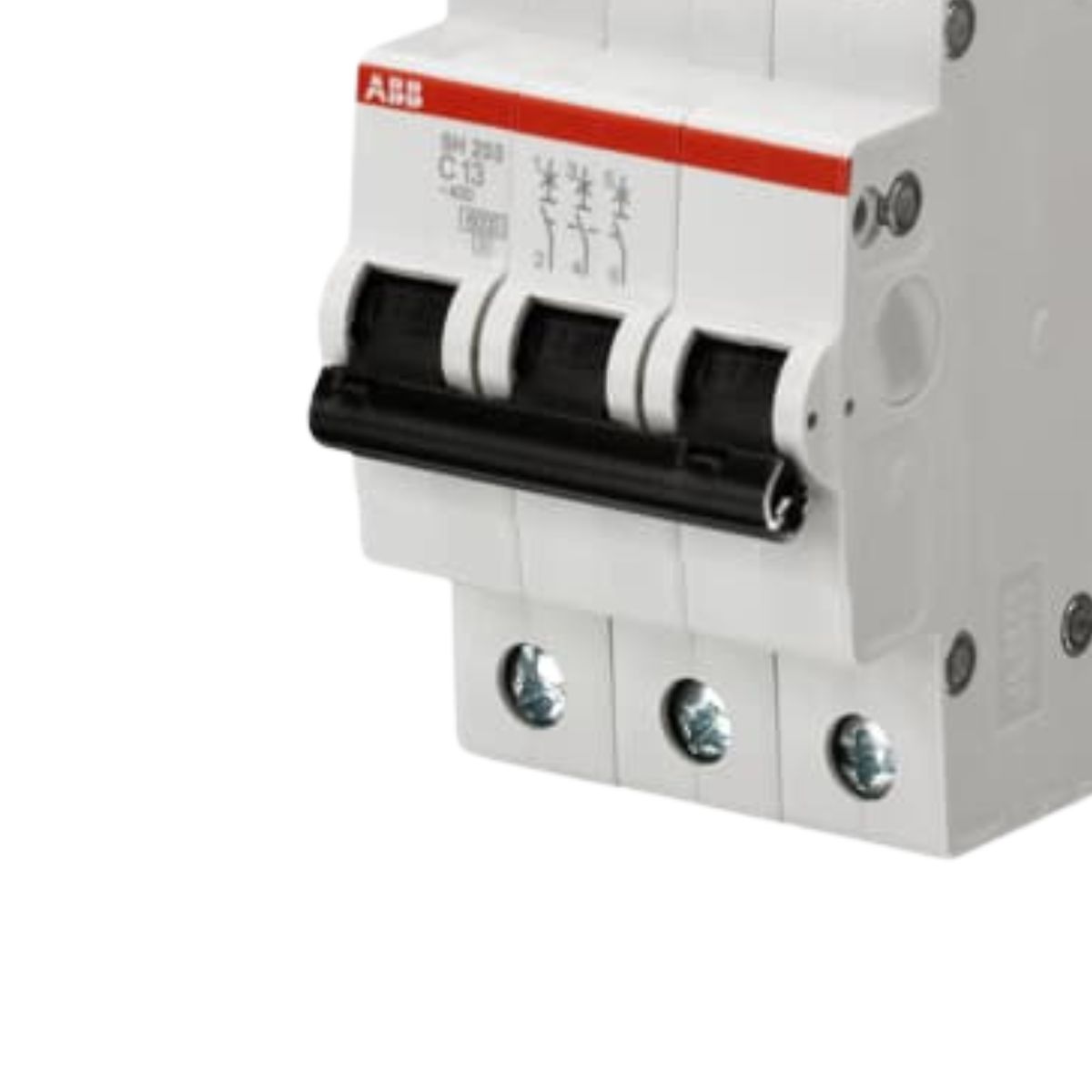 Disjuntor Mini Din Tripolar 40A Curva C 6Ka 400V - Abb