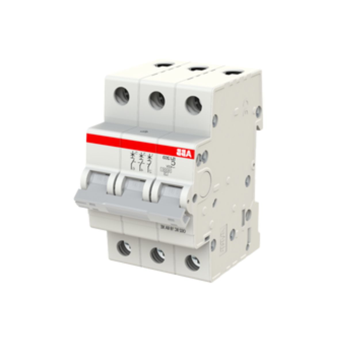 Disjuntor Mini Din Tripolar 63A Curva C 6Ka 400V - Abb