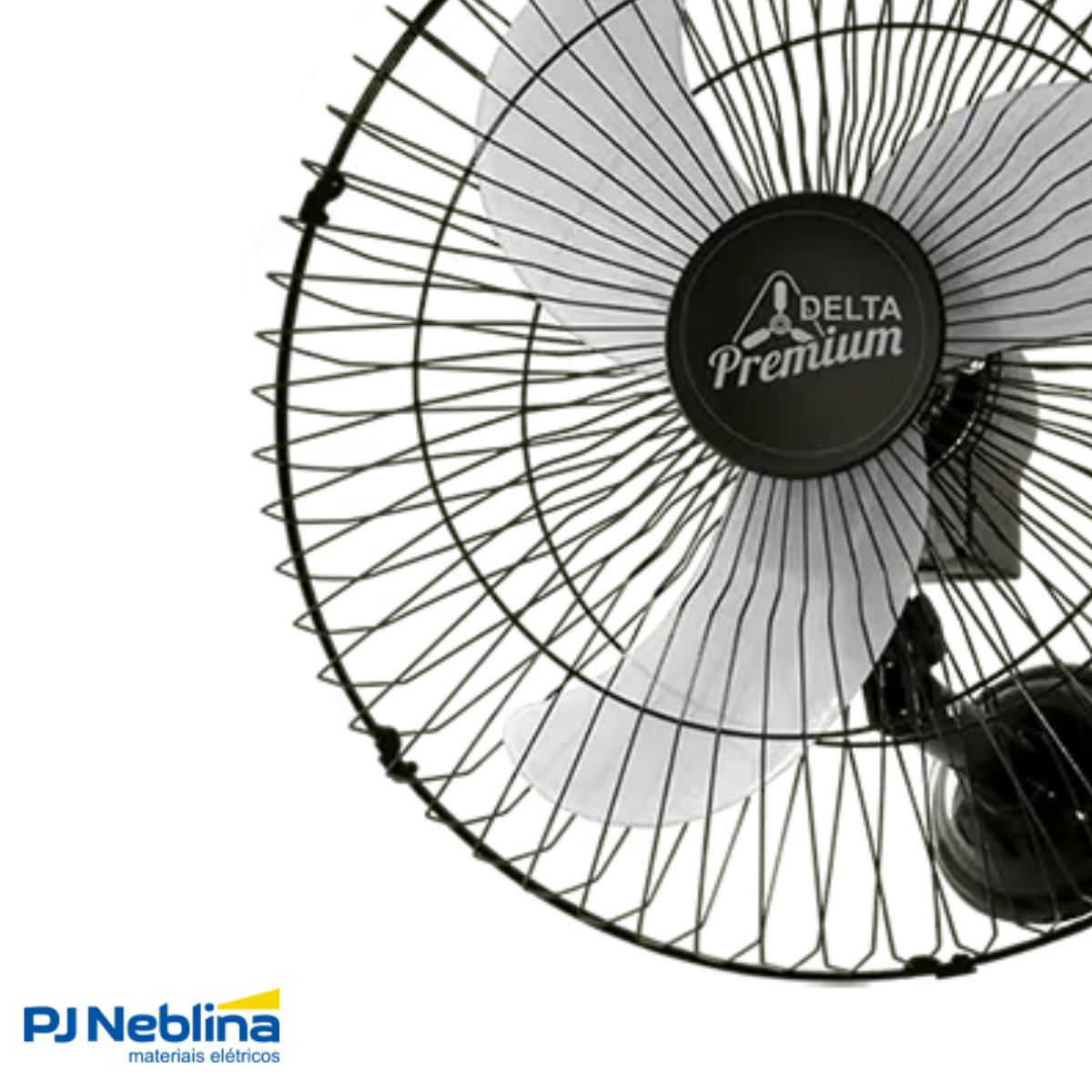 Ventilador Parede 60 cm Premium Bivolt Preto C/Grade - Venti Delta