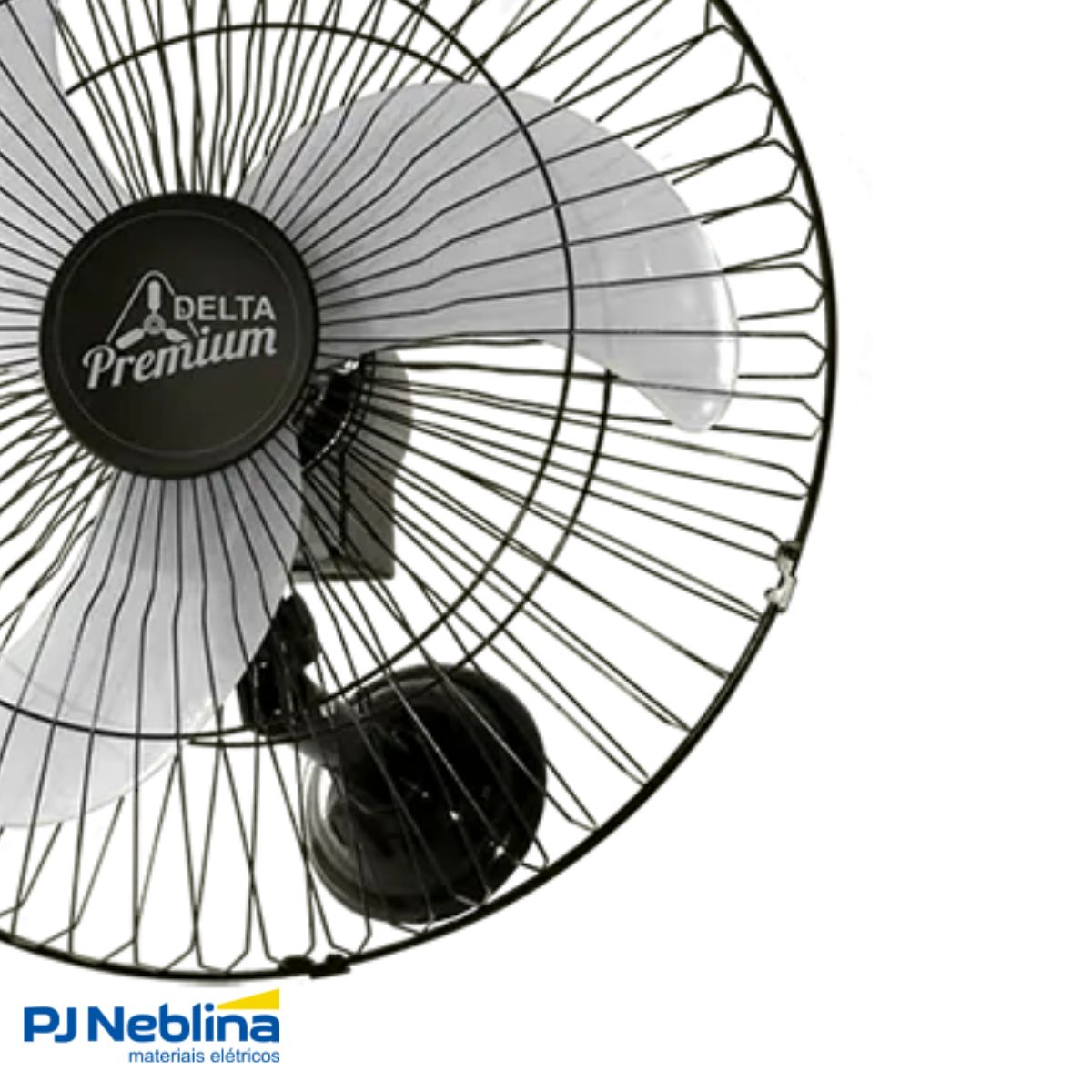 Ventilador Parede 60 cm Premium Bivolt Preto C/Grade - Venti Delta