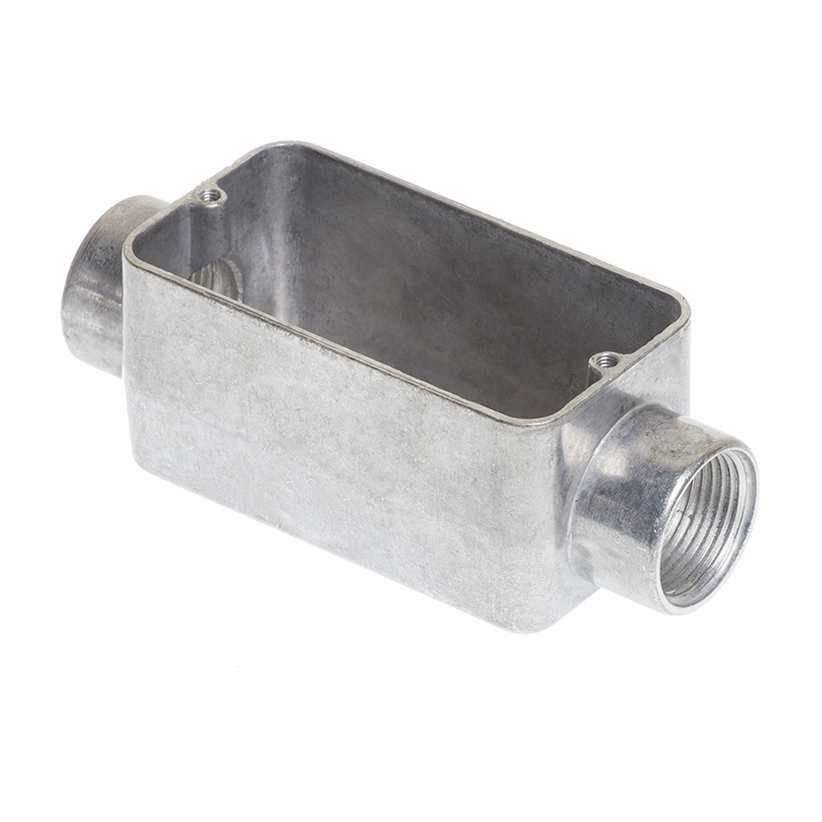 Condulete Alumínio Fixo Tipo C 1 Polegada Com Rosca Bsp Sem Tampa Sem Vedação Ip54 - Wetzel