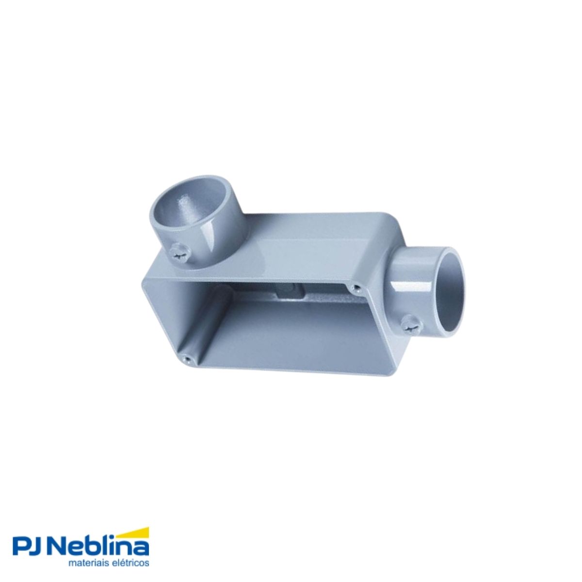 Condulete Alumínio Fixo Tipo Ll 1Pol C/Rosca Bsp S/Pintura S/Tampa S/Vedação Tgvp (Ip54) - Wetzel