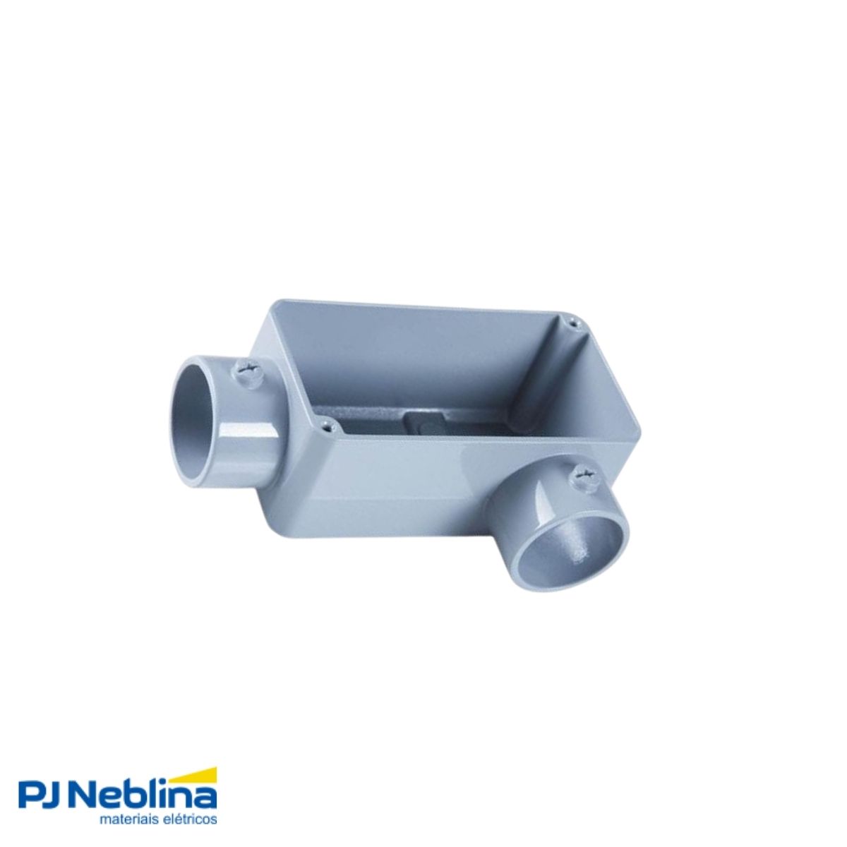 Condulete Alumínio Fixo Tipo Ll 1Pol C/Rosca Bsp S/Pintura S/Tampa S/Vedação Tgvp (Ip54) - Wetzel