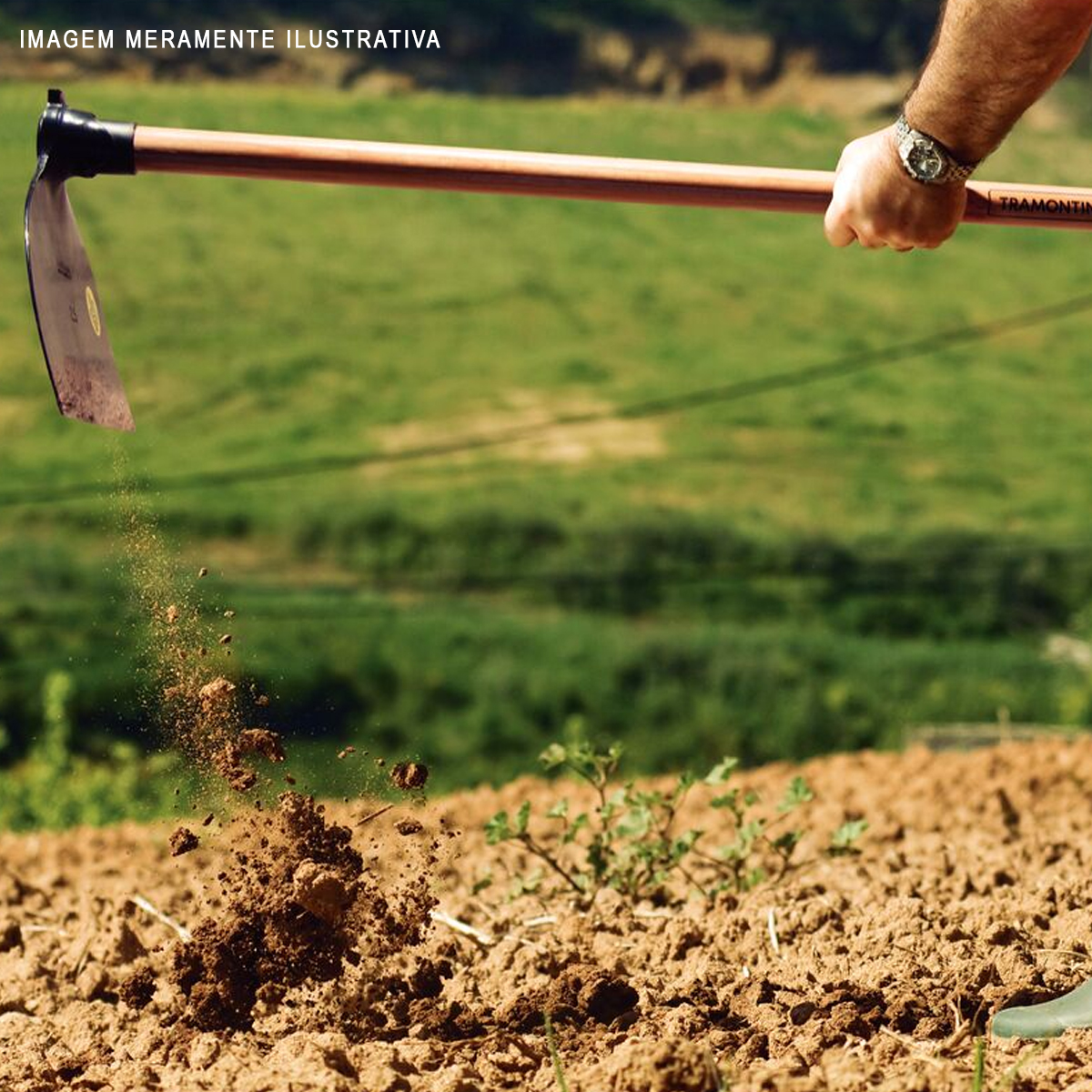Enxada 2,0 Sem Cabo Aço Preto - Tramontina