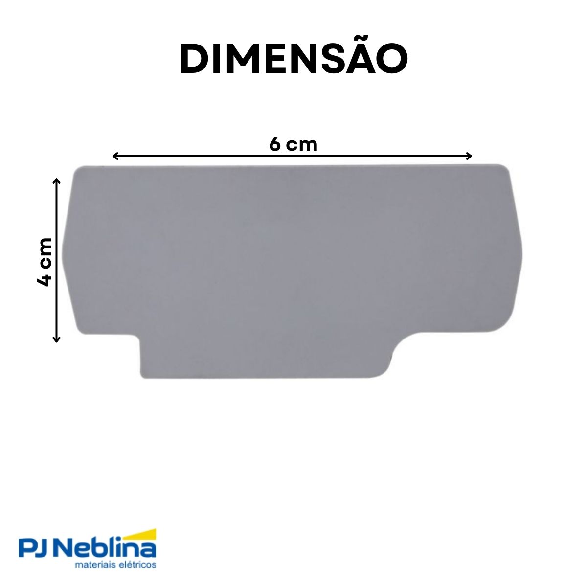 Tampa Fechamento Seccionavel-A 2,5Mm 24A/20A 750V/600V Cinza - Weg