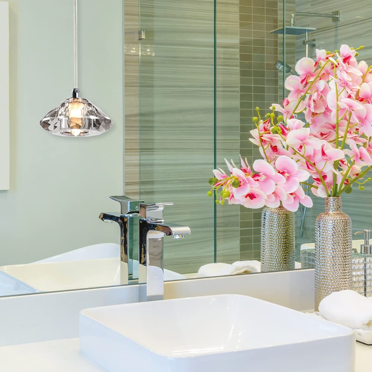 Luminária Pendente Deluxe Cristal 60W G9 Bivolt - Avant