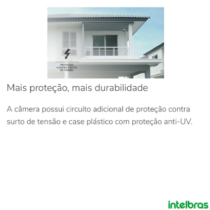 Câmera De Segurança Dome VHD 1010D G6 Multi HD 720P 3,6mm - Intelbras