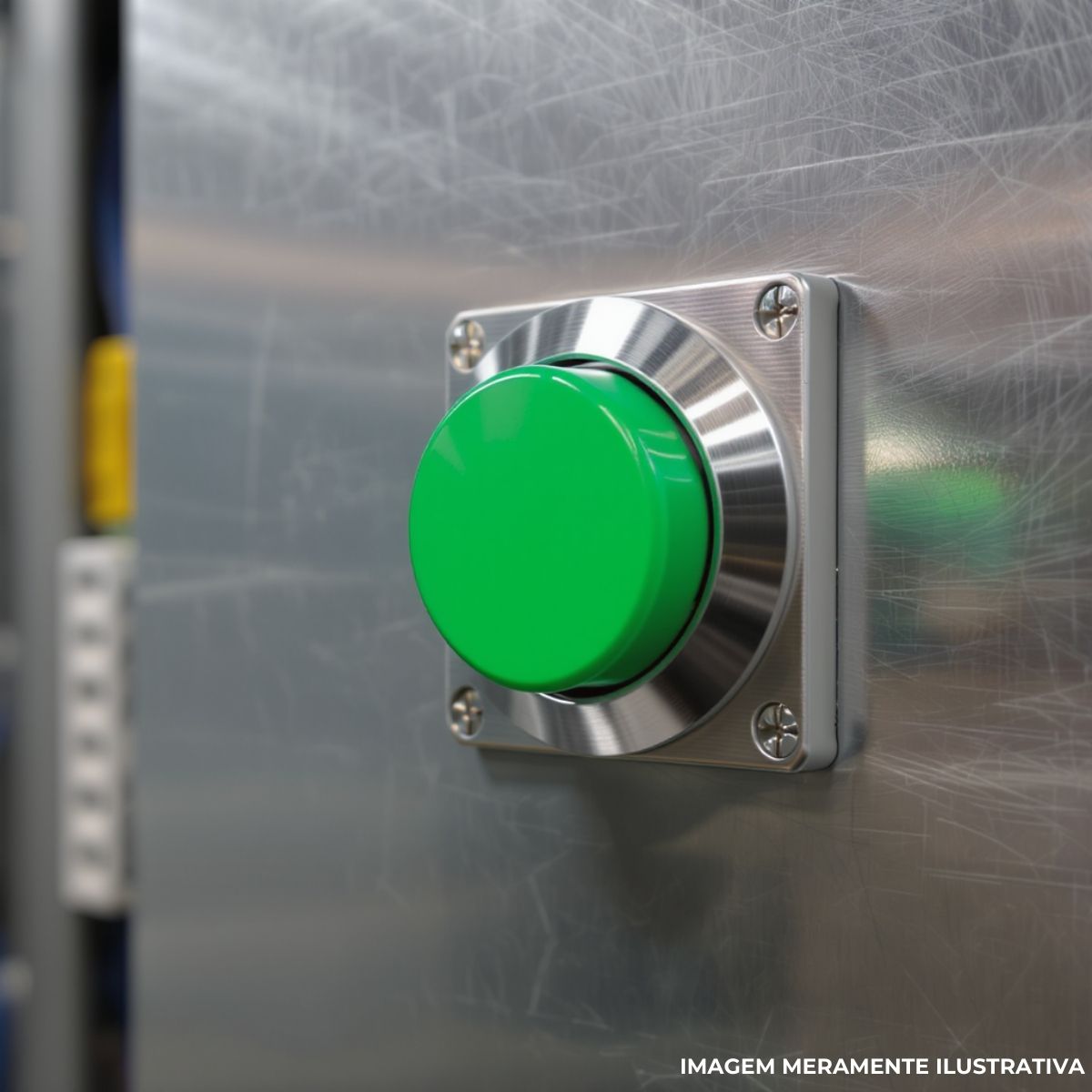 Botão Comando Pulsador Faceado Redondo 22 mm Plástico Vd 1Na+1Nf - Siemens