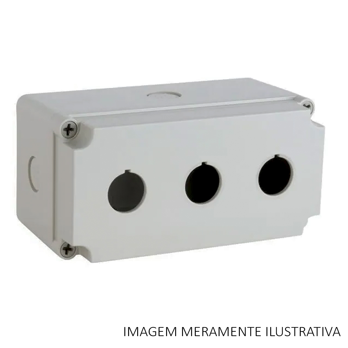 Caixa Botoeira Comando 3Sb7 Para 3 Botão Plástico 22Mm Cinza 3SB78130AA100BA0 - Siemens