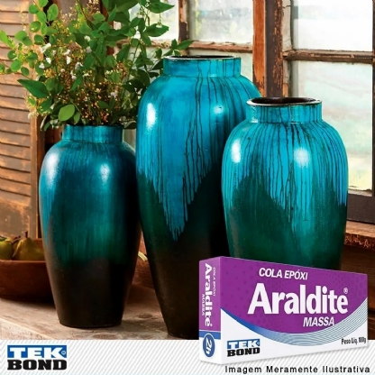 Cola Epoxi Araldite Massa 50G - Tek Bond