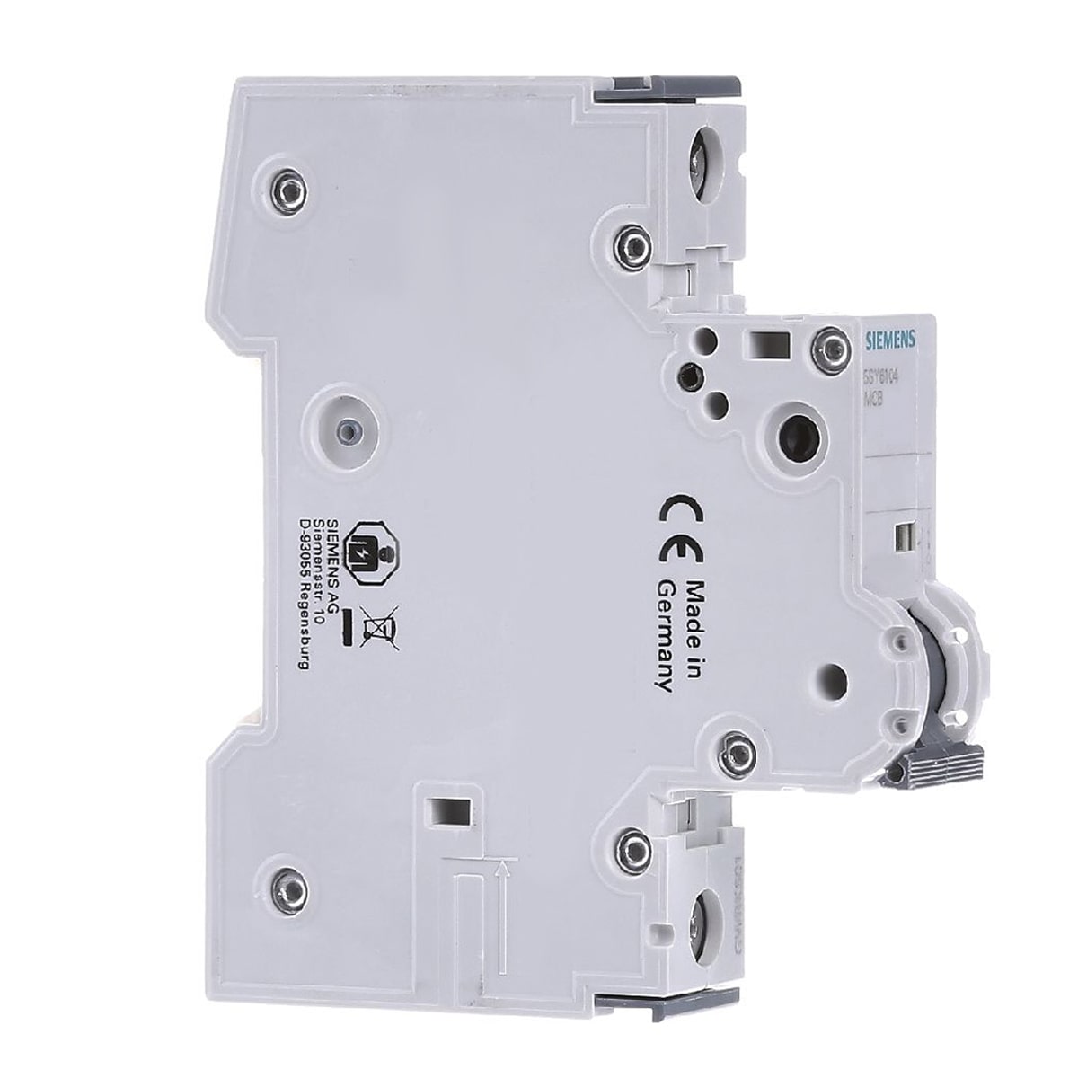 Disjuntor Mini Din Unipolar 25A Curva C 15Ka 230/400V Ip20 Termomagnético Sentron 5SY61257 Siemens