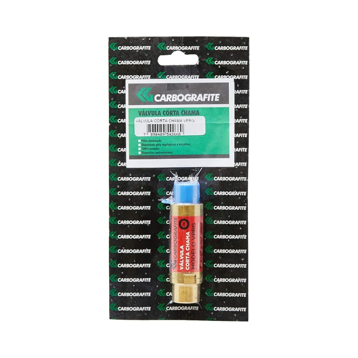 Válvula Saída Acetileno Regulador 9/16 VPRG - Carbografite