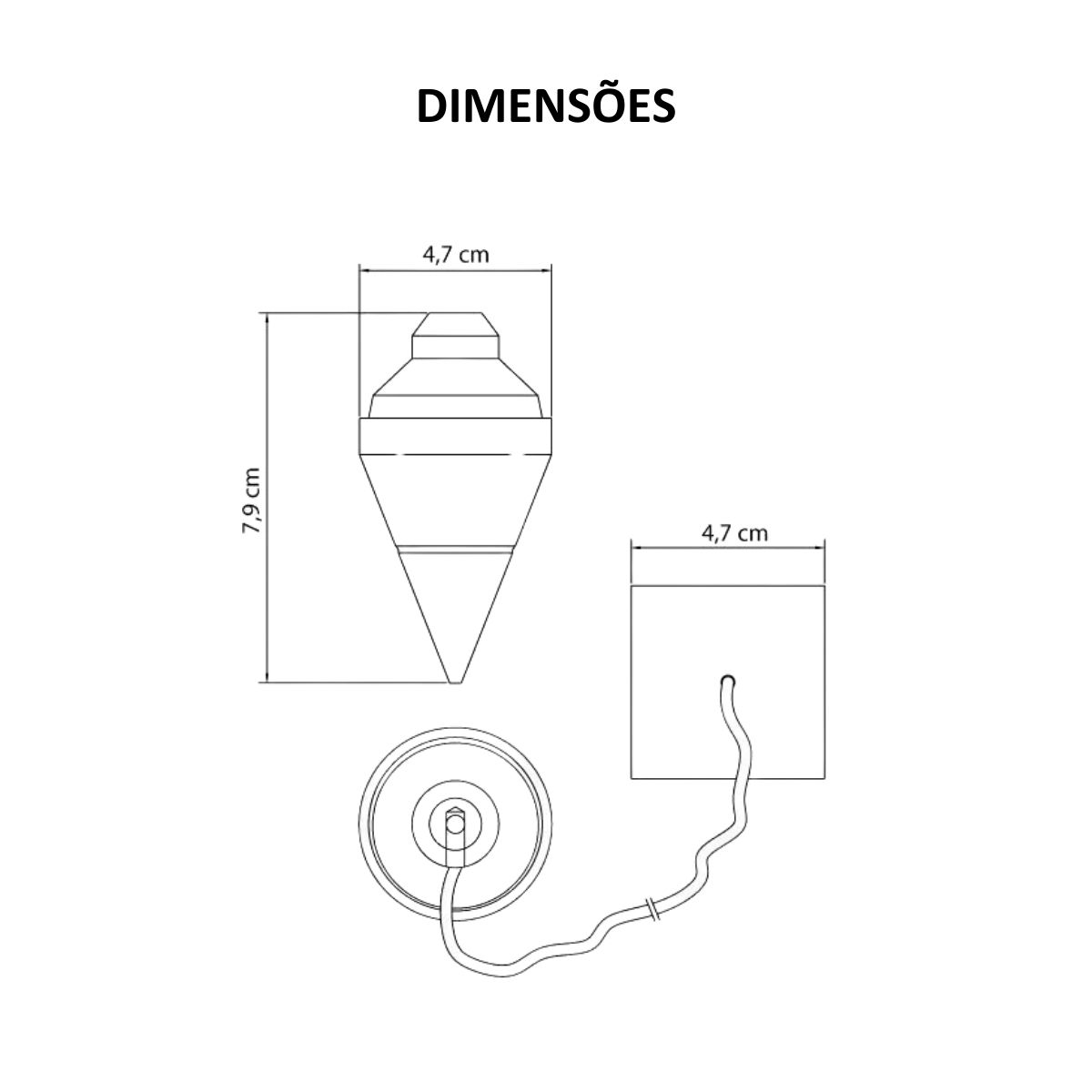 Prumo Centro Aço Carbono 400G 43181501 Tramontina