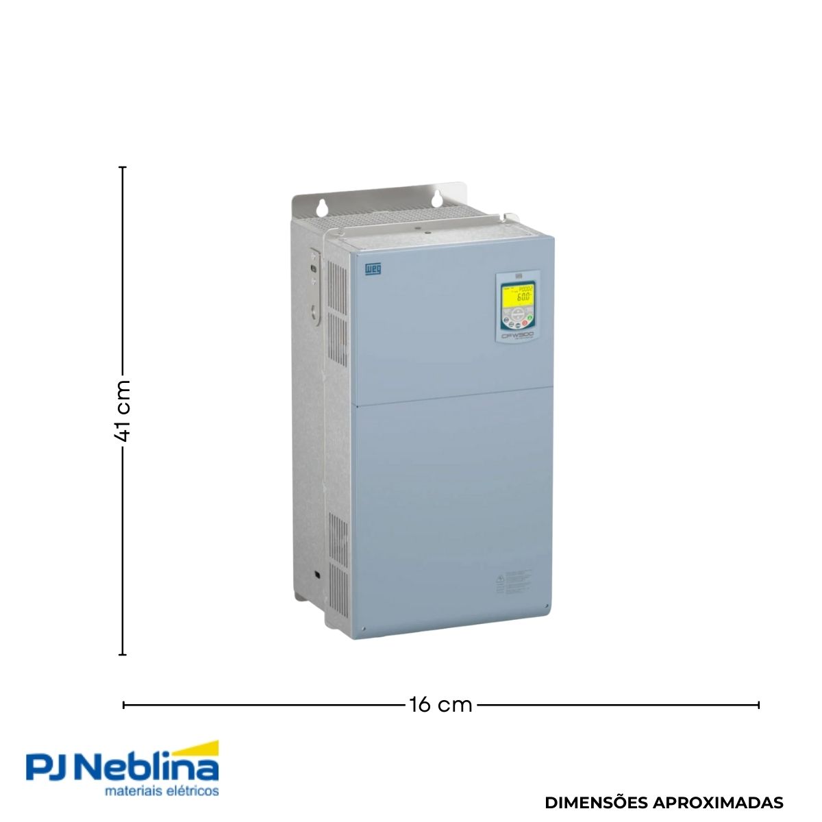 Inversor Frequência Trifásico 200-240V 50/60Hz 145A 37Kw - Weg