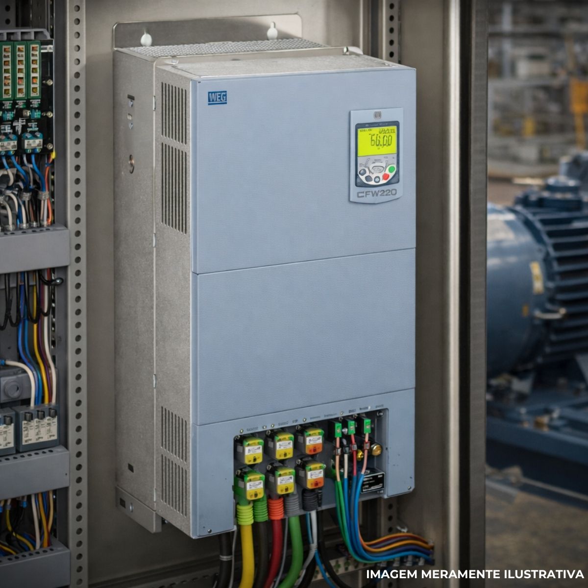 Inversor Frequência Trifásico 200-240V 50/60Hz 145A 37Kw - Weg