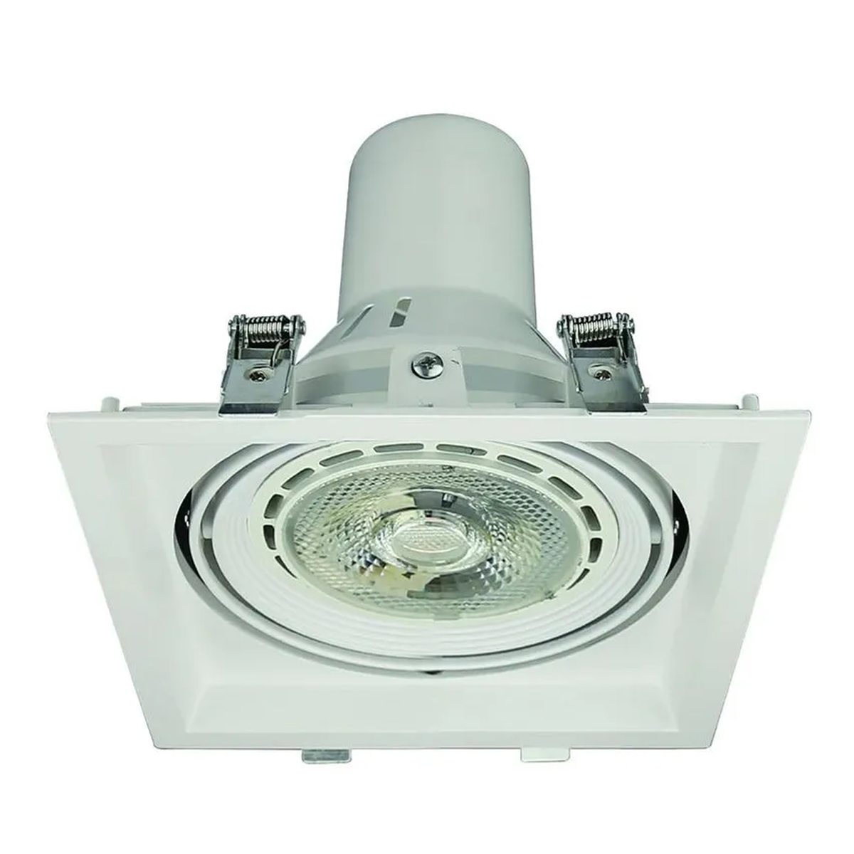 Luminária Spot Embutir Quadrado Branco Para Lâmpada Par30 E27 Bivolt 7015472 - Ledvance