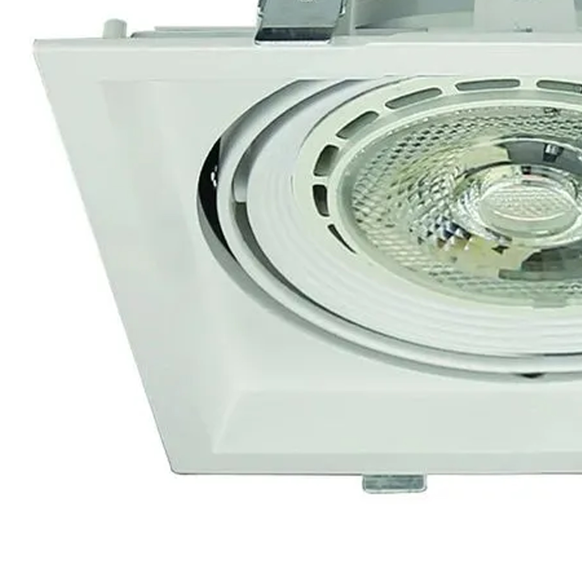 Luminária Spot Embutir Quadrado Branco Para Lâmpada Par30 E27 Bivolt 7015472 - Ledvance