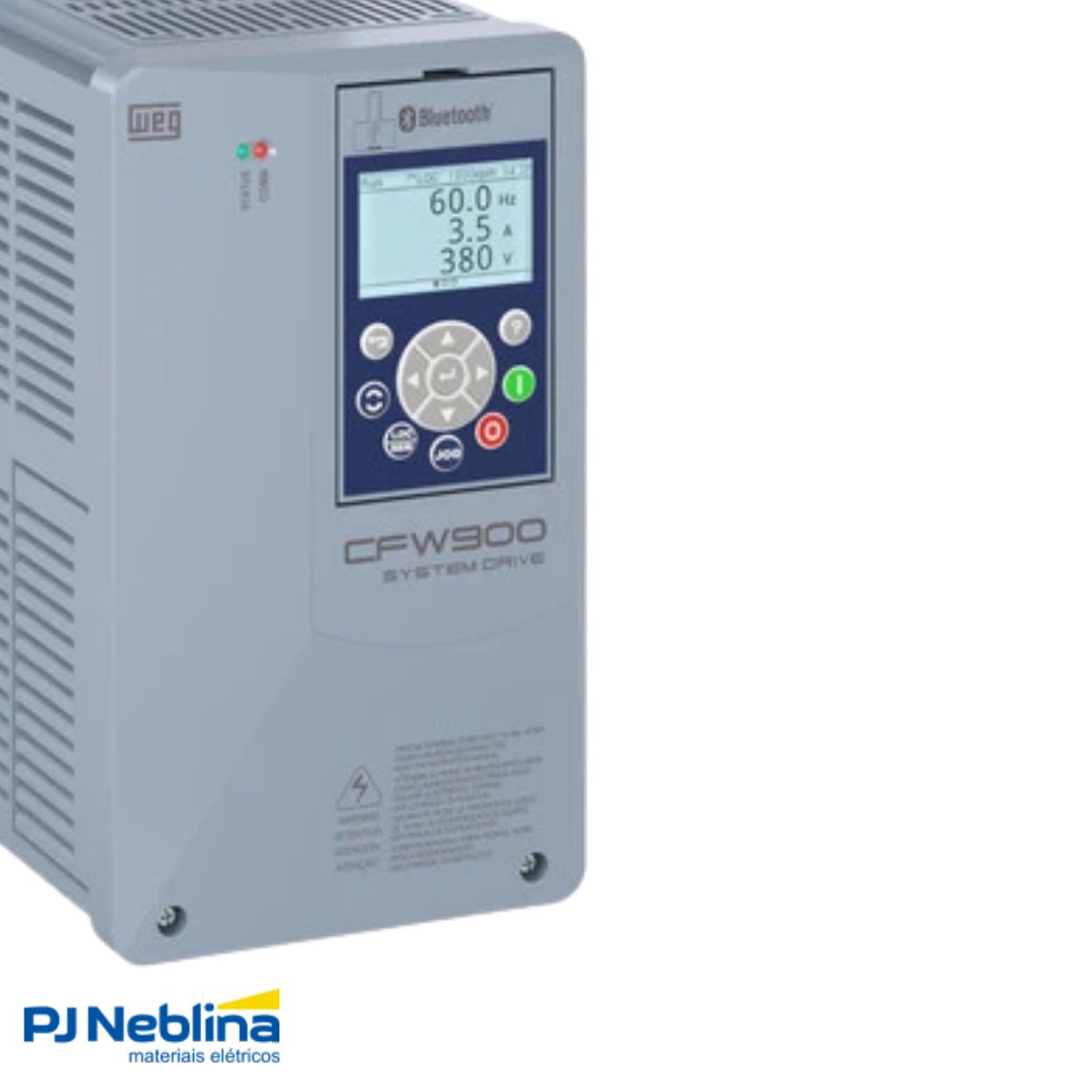 Inversor Frequência Trifásico 380-480V 50/60Hz 8A 3Kw C/Filtro - Weg