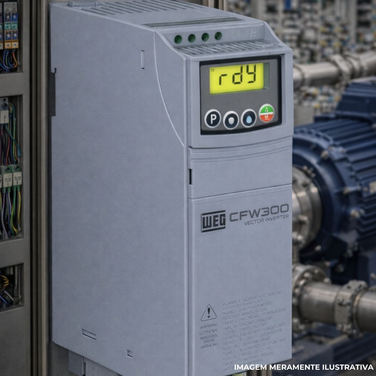 Inversor Frequência Trifásico 380-480V 50/60Hz 8A 3Kw C/Filtro - Weg