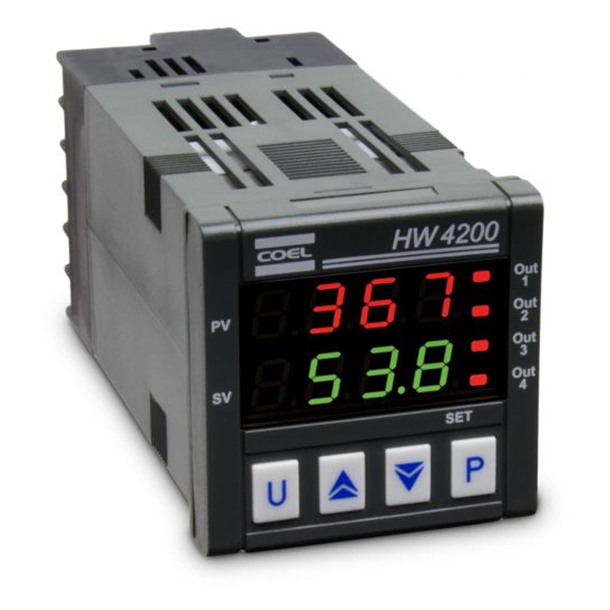 Controlador Temperatura Digital 100-240V 4 Saídas Comunicação Serial HW4200 Coel