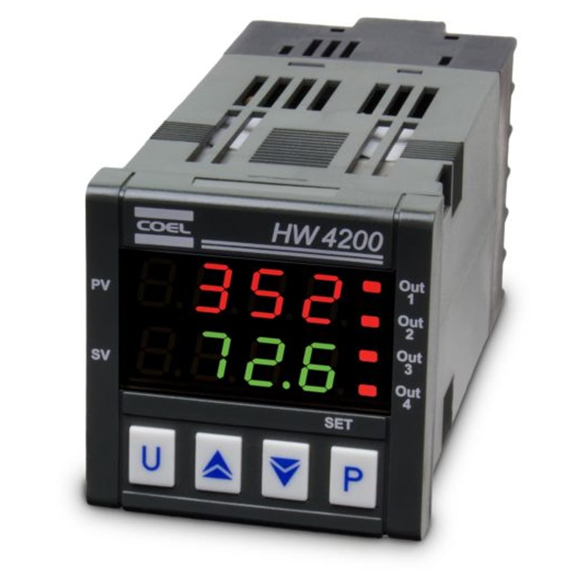 Controlador Temperatura Digital 100-240V 4 Saídas Comunicação Serial HW4200 Coel