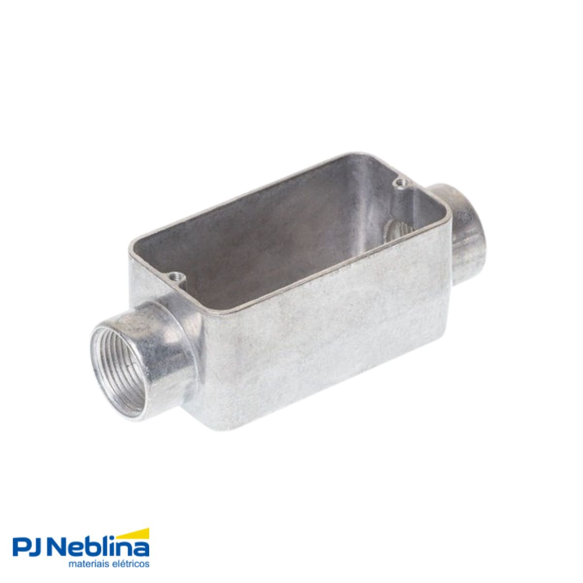 Condulete Alumínio Fixo Tipo C 1/2 C/Rosca Bsp S/Pintura S/Tampa S/Vedação - Wetzel