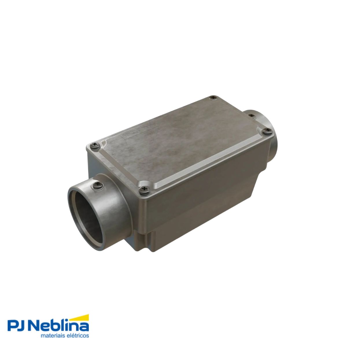 Condulete Alumínio Fixo Tipo C 1.1/2 S/Rosca S/Pintura C/Tampa S/Vedação - Wetzel