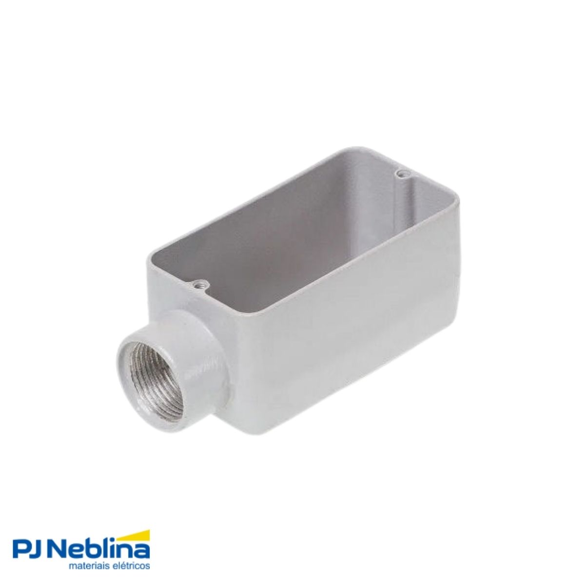 Condulete Alumínio Fixo Tipo E 3/4 C/Rosca Bsp S/Pintura S/Tampa S/Vedação - Wetzel