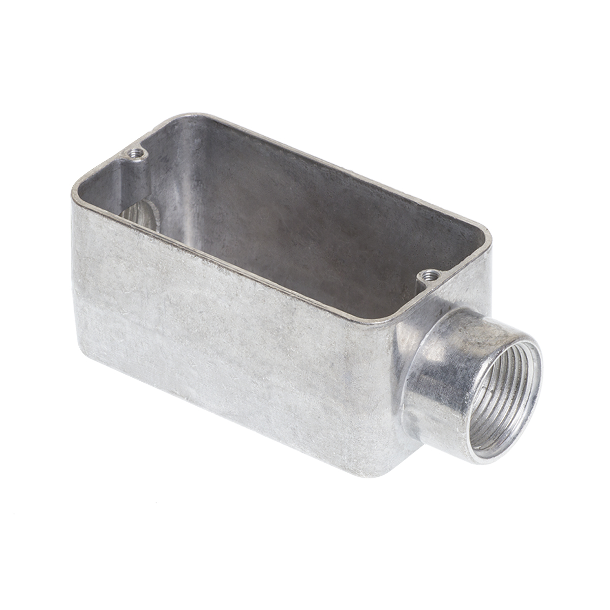 Condulete Alumínio Fixo Tipo E 1 Polegada Com Rosca Bsp Sem Pintura Sem Tampa Sem Vedação - Wetzel