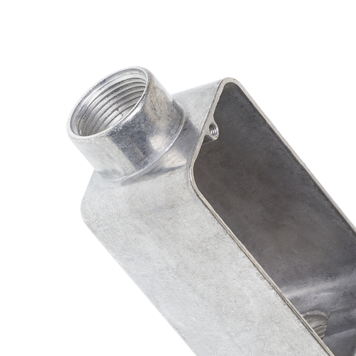 Condulete Alumínio Fixo Tipo E 1 Polegada Com Rosca Bsp Sem Pintura Sem Tampa Sem Vedação - Wetzel