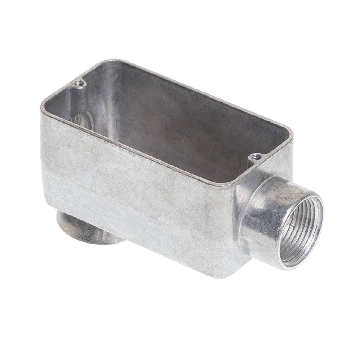 Condulete Alumínio Fixo Tipo Lb 1 Polegada Com Rosca Bsp Sem Pintura Sem Tampa Sem Vedação - Wetzel