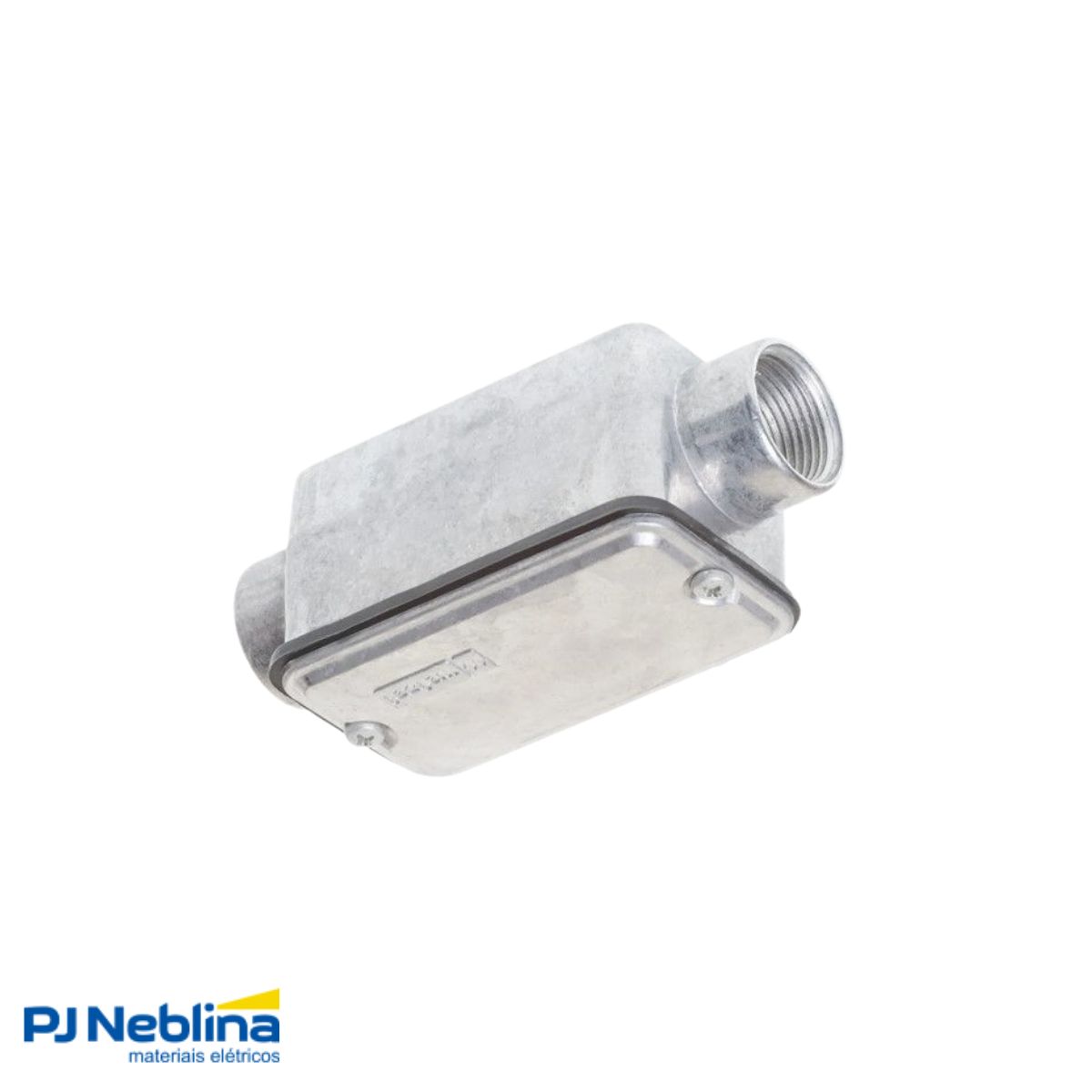 Condulete Alumínio Fixo Tipo C 1.1/2 C/Rosca Bsp S/Pintura C/Tampa C/Vedação Tgvp (Ip54) - Wetzel