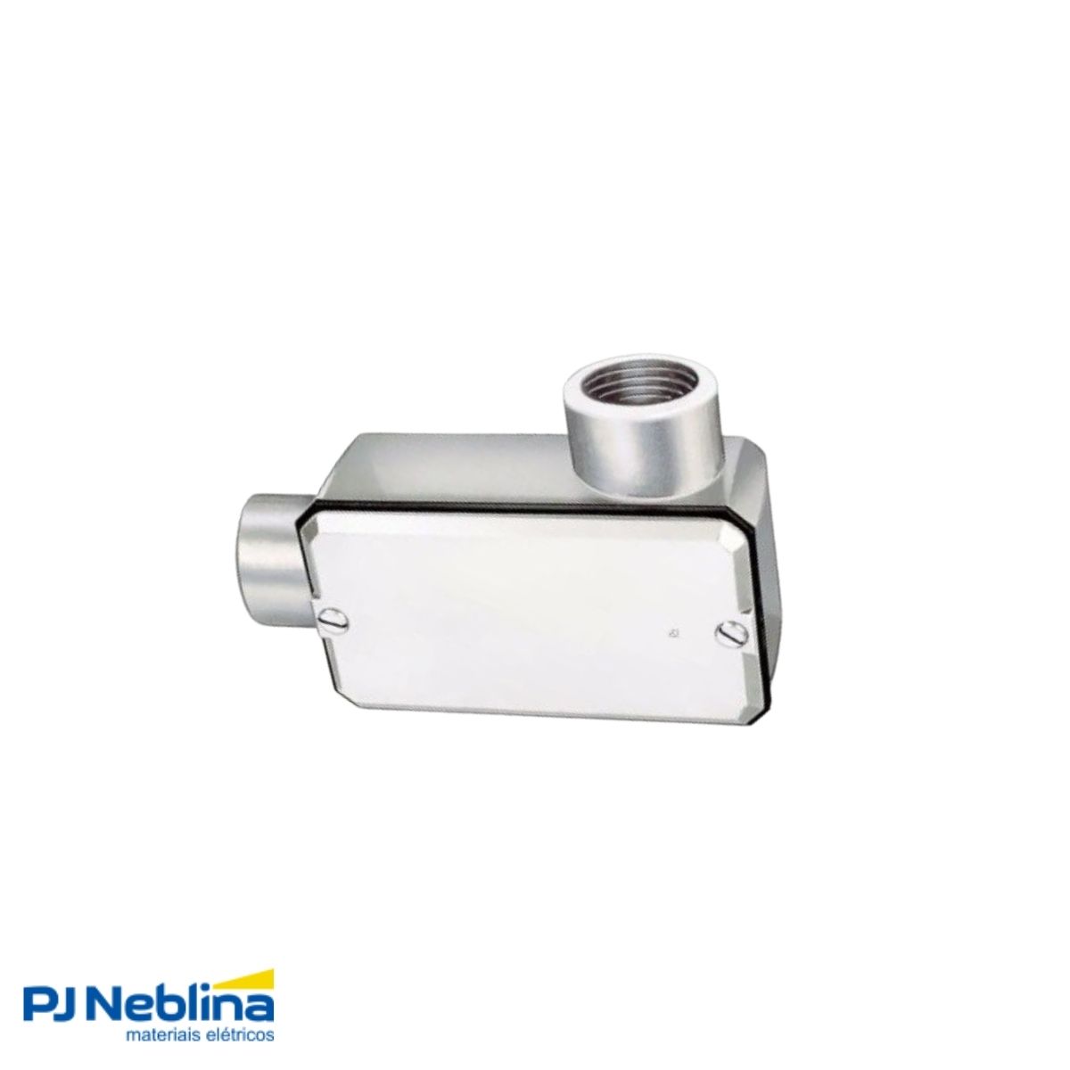 Condulete Alumínio Fixo Tipo Ll 1.1/4 C/Rosca Bsp S/Pintura C/Tampa C/Vedação Tgvp (Ip54) - Wetzel