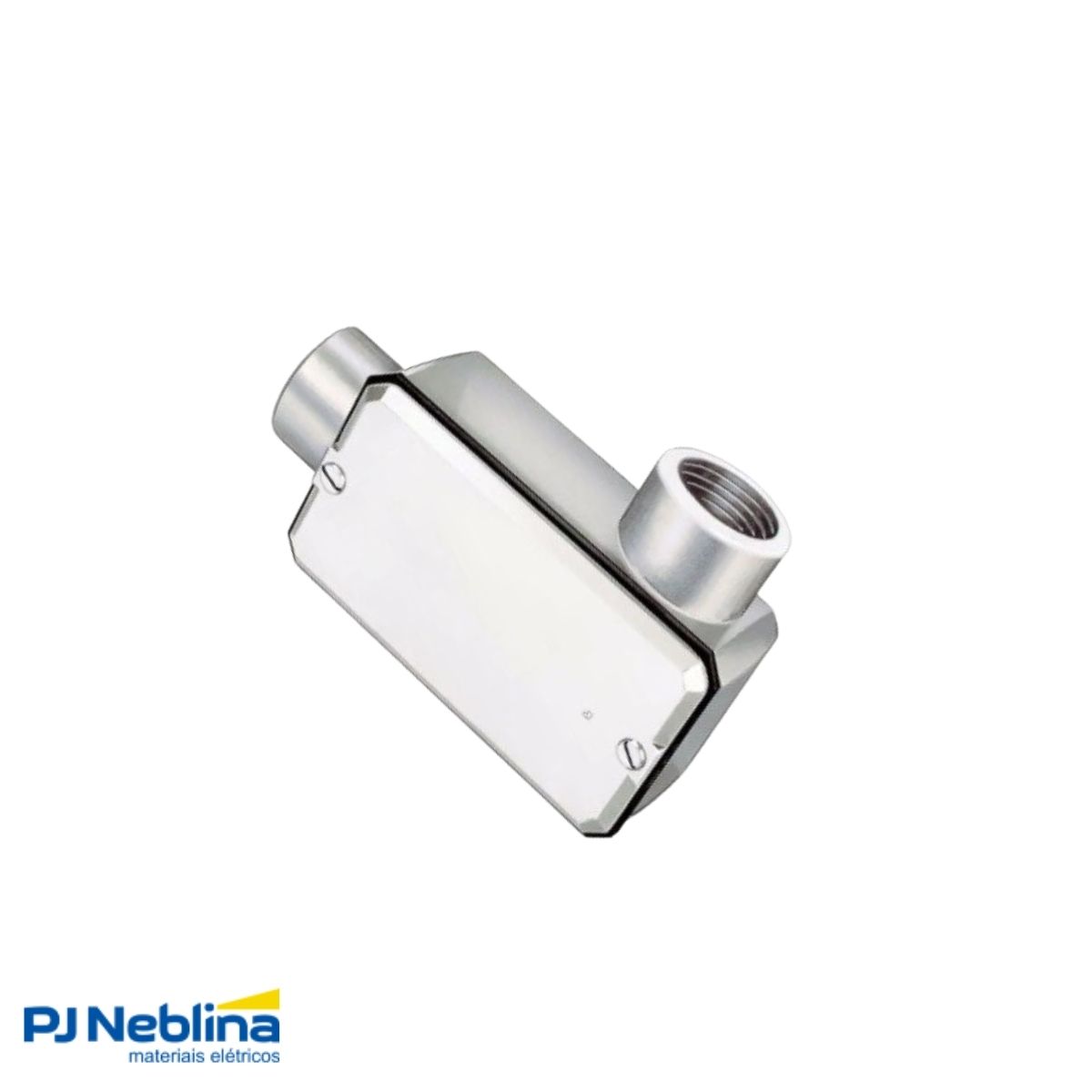 Condulete Alumínio Fixo Tipo Ll 1.1/4 C/Rosca Bsp S/Pintura C/Tampa C/Vedação Tgvp (Ip54) - Wetzel