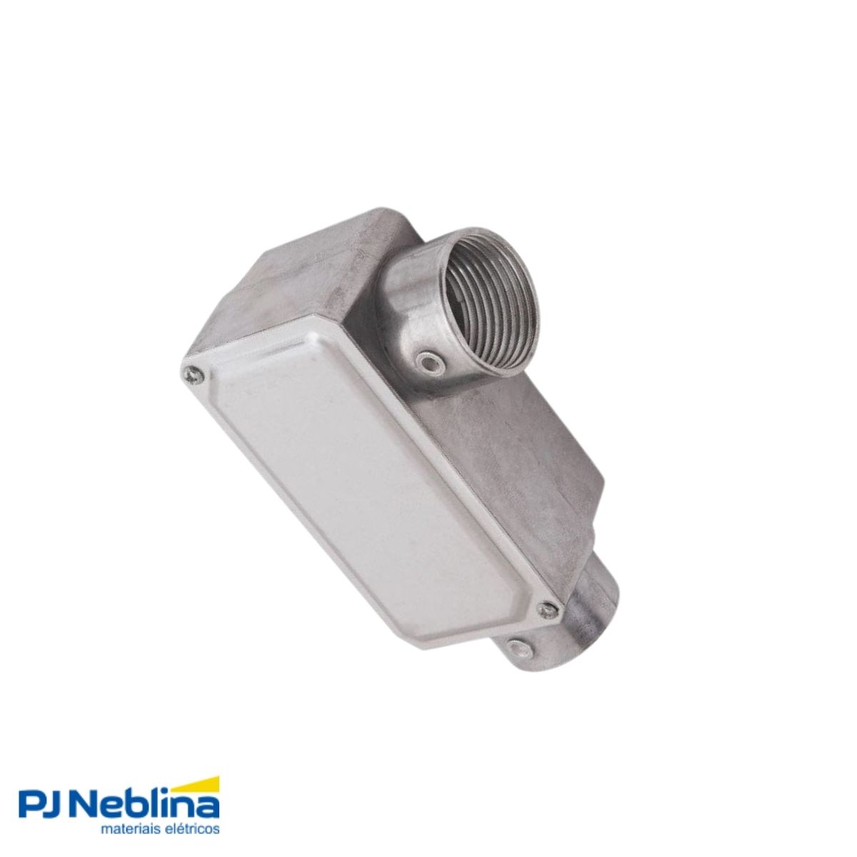 Condulete Alumínio Fixo Tipo Ll 2Pol C/Rosca Bsp S/Pintura C/Tampa C/Vedação Tgvp (Ip54) - Wetzel