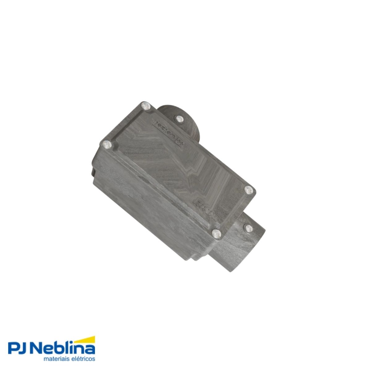 Condulete Alumínio Fixo Tipo Ll 1.1/4 S/Rosca S/Pintura C/Tampa S/Vedação - Wetzel